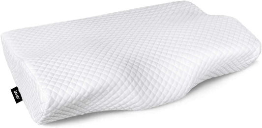 ZAMAT Memory Foam Pillow for Neck Pain Relief, Adjustable Orthopedic Ergonomic Cervical Pillow for Sleeping with Washable Cover, Bed Pillows for Side, Back, Stomach Sleepers - Medaid International