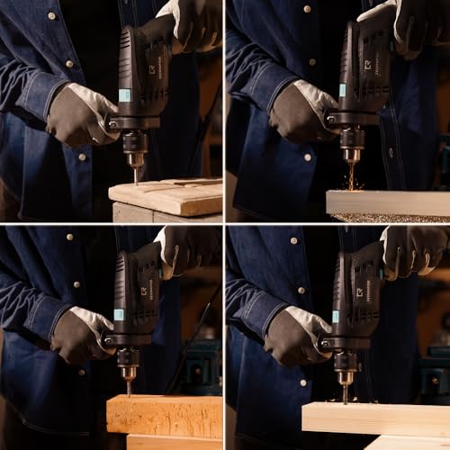 Cecotec - 850W Electric Hammer Drill, 13mm Bit, 4800 RPM, 46000 Impacts