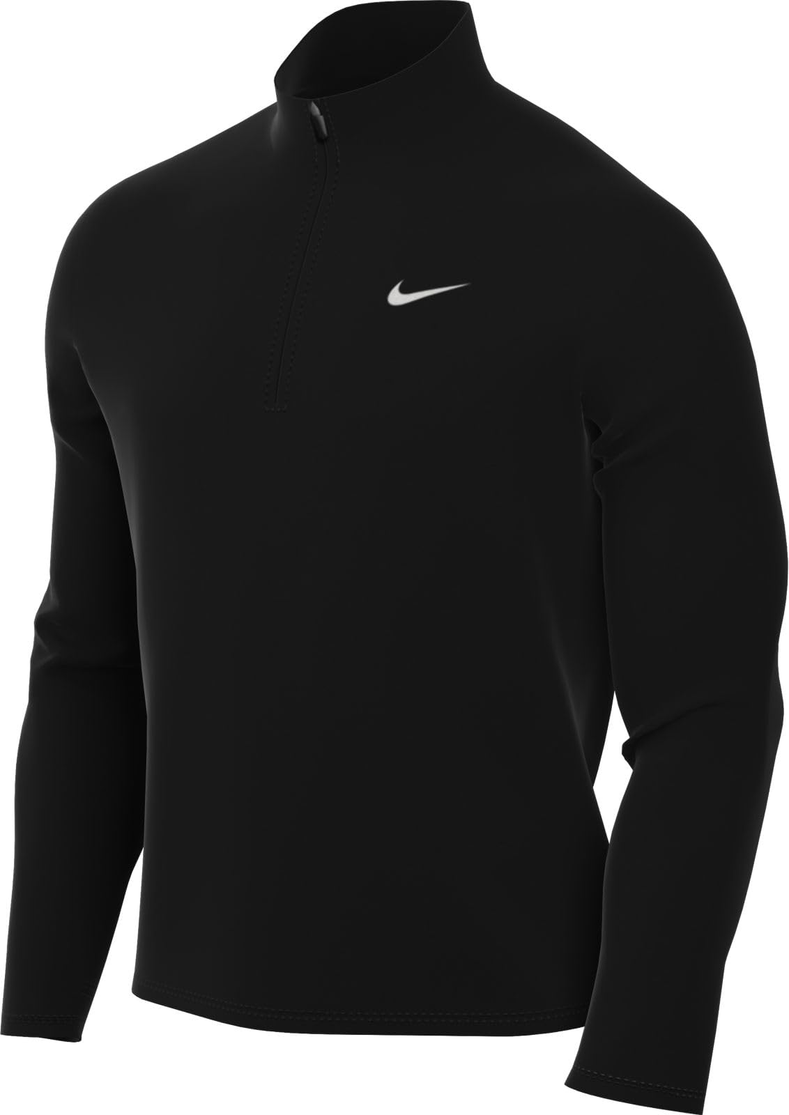 Nike Men's Pacer Dri-Fit 1/2-Zip Running Top, Black/Reflective Silver - Medaid International