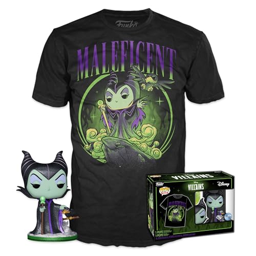 Funko Store - Maleficent Diamond Glitter POP! & Tee Set, Medium
