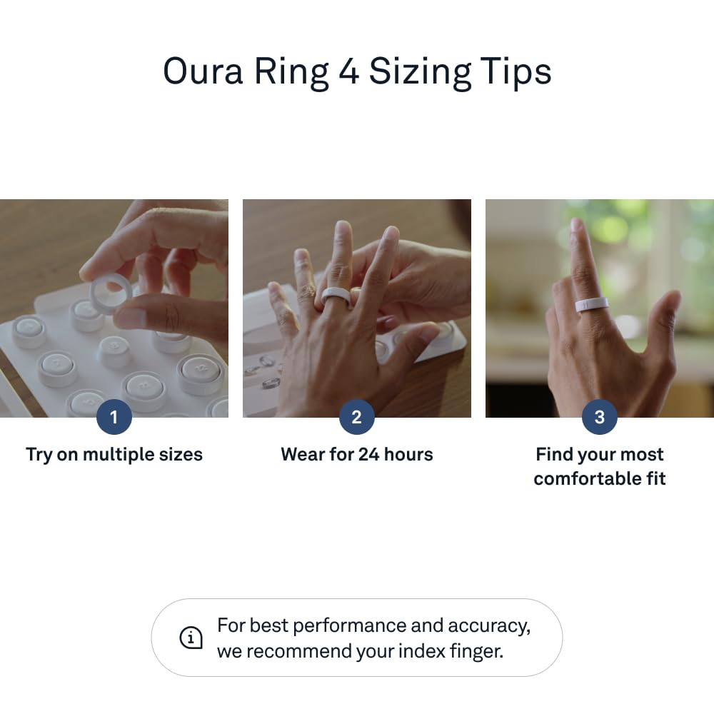 Oura Ring 4 Sizing Kit - Size Before You Buy The Oura Ring 4 - Unique Sizing, Not Standard US Ring Sizes - Receive Credit for Purchase - Medaid International