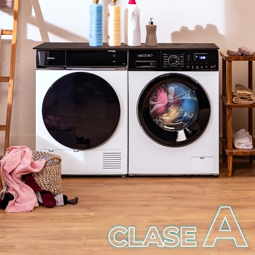 Cecotec - 7 kg Front Load Washing Machine with Inverter Motor, 1400 RPM, 12 Programs