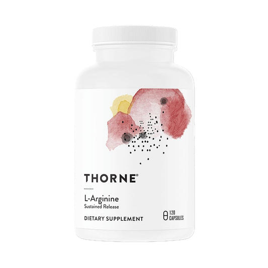 THORNE - L-Arginine Sustained Release (Formerly Perfusia-SR) - Support Heart Function, Nitric Oxide Production, and Optimal Blood Flow* - 120 Capsules - 60 Servings - Medaid International