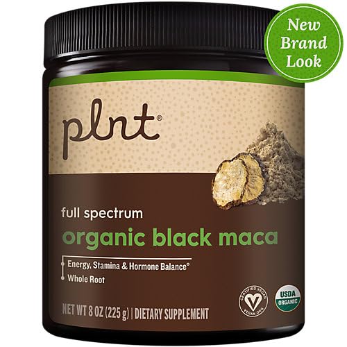 Organic Black Maca Powder Full Spectrum - Supports Energy, Stamina, & Hormone Balance (8 oz./45 Servings) - Medaid International
