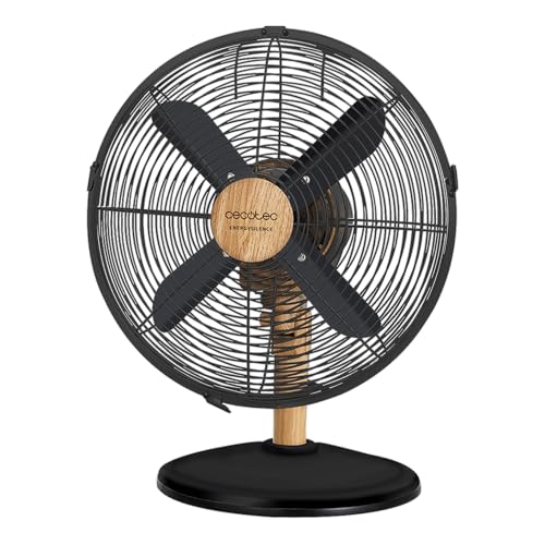Cecotec - EnergySilence 600 Table Fan, 40W, 12" Diameter, 3 Speeds, Adjustable Height