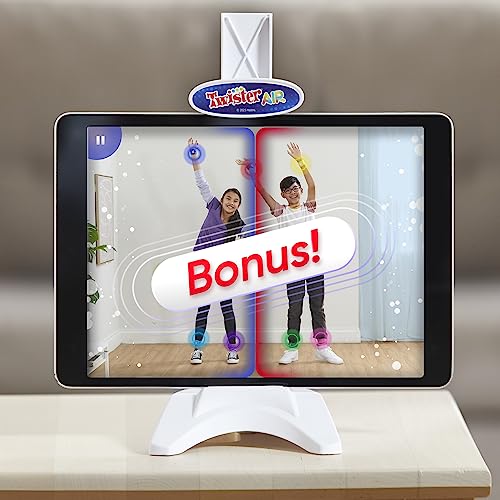 Hasbro Gaming Twister Air Game | AR App Play Game with Wrist and Ankle Bands | Links to Smart Devices | Active Party Games for Kids and Adults | Ages 8+ | for 1+ Players - Medaid International