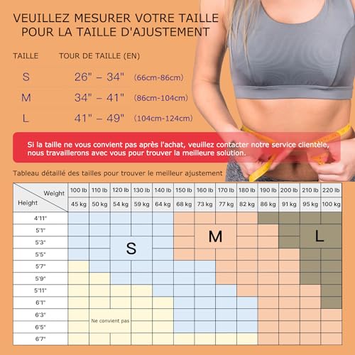 Feelyhee - Back Concealer for Men & Women, Posture Support, Pain Relief, Adjustable Design