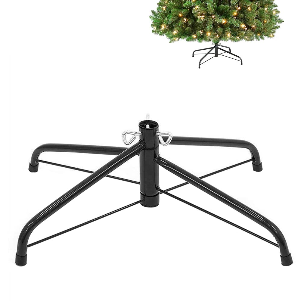 Christmas Tree Stand for Artificial Tree Folding Stand, Replacement Xmas Tree Stand Base for 4 Ft to 7.5 Ft Artificial Trees,Fits 0.5-1.25 Inch Tree Pole - Medaid International