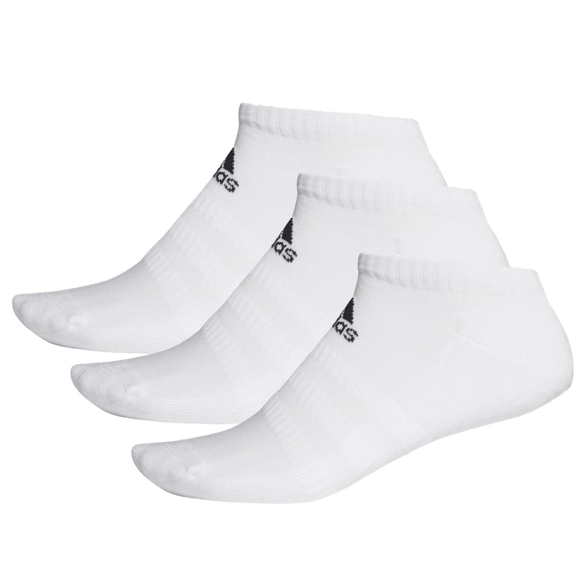 Adidas Cushioned Low-Cut Socks (3-Pack) - AW19 - Medium - White - Medaid International
