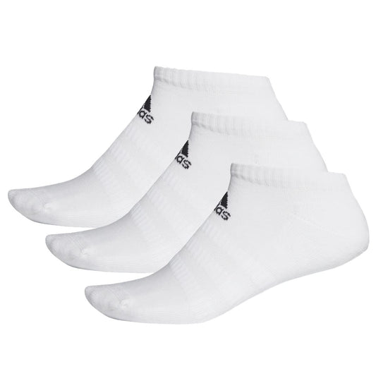 Adidas Cushioned Low-Cut Socks (3-Pack) - AW19 - Medium - White - Medaid International