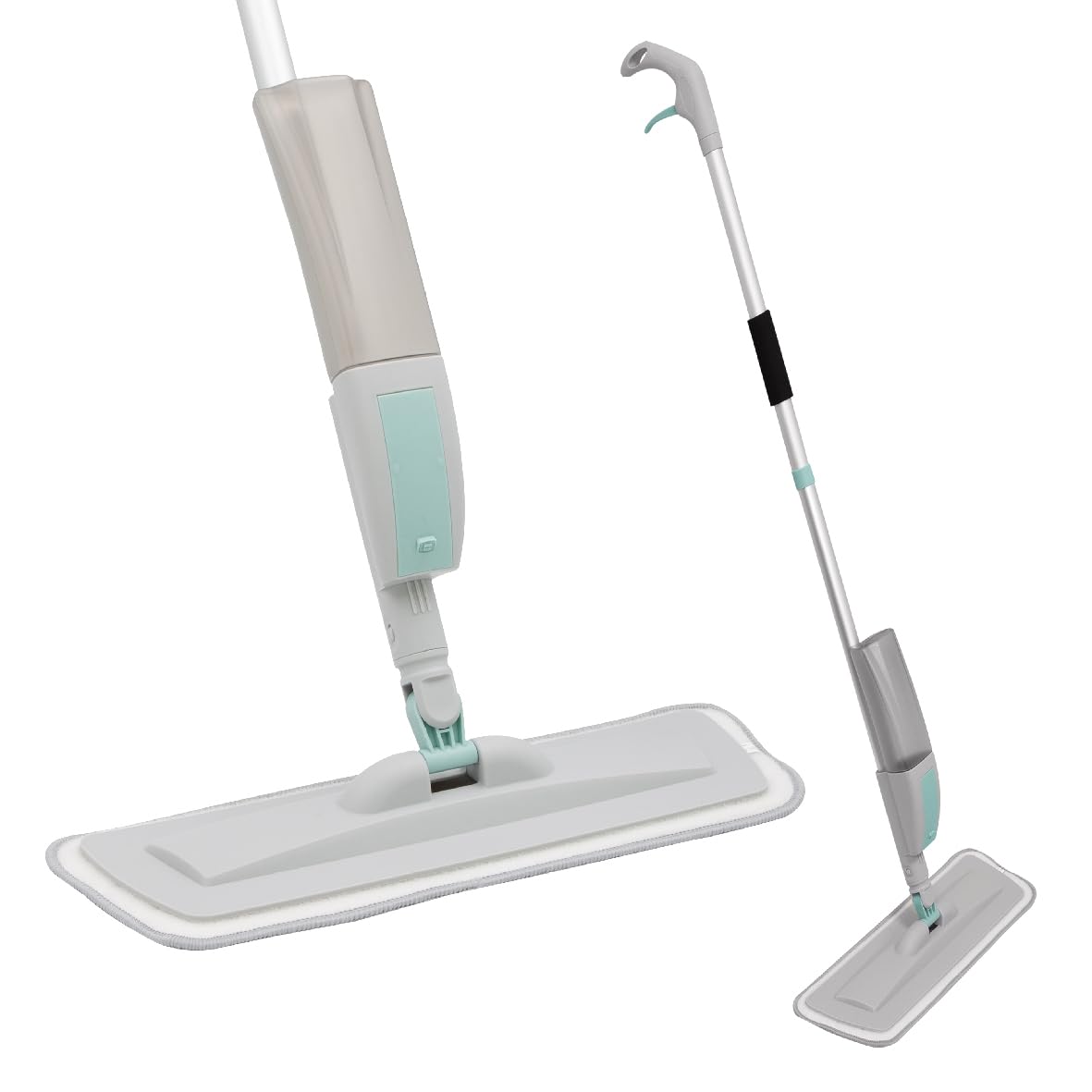 Anika 66049 Spray Mop with Reusable and Washable Microfiber Pad / Wet and Dry Floor Cleaning with 400 ml Refillable Bottle / Cleans House, Kitchen, Wood Floor, Laminate, Tiles - Medaid International