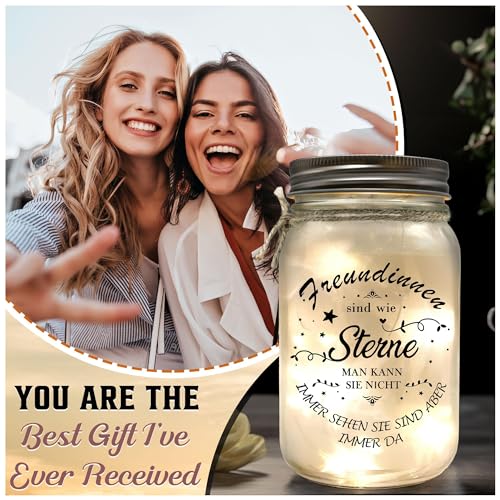 Charfia - LED Light Bottle with Inspirational Saying, Perfect Gift for Wife or Girlfriend