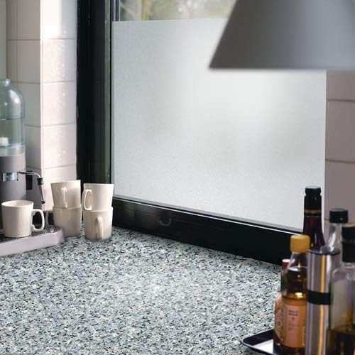 d-c-fix 346-0211 Self-Adhesive Privacy Glass Window Film, Milky, 17" x 78" Roll - Medaid International