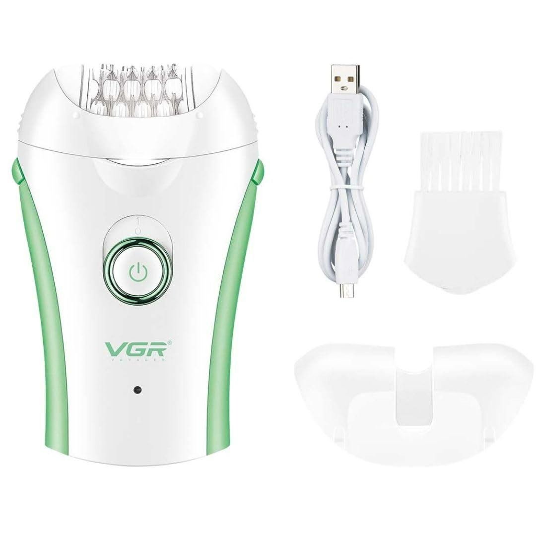 VGR Compact Professional Cordless Women Epilator for different body areas for gentle hair removal V705 - Medaid International