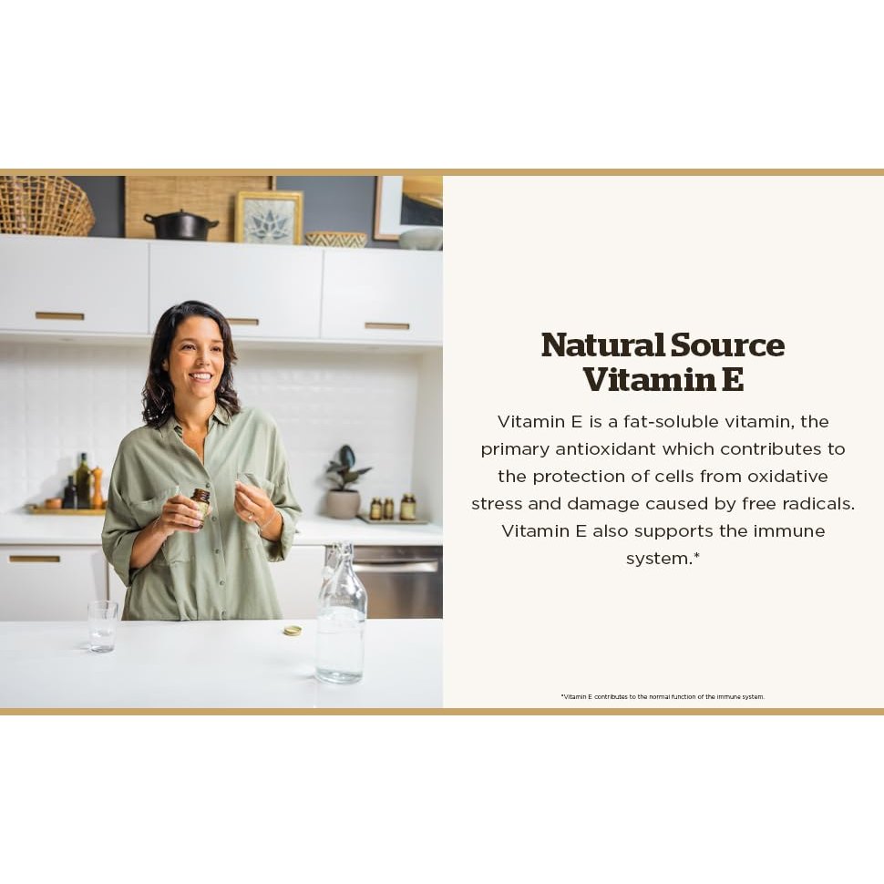 Solgar Vitamin E 268 mg (400 IU), 100 Vegetarian Softgels - Natural Antioxidant, Skin & Immune System Support - Naturally-Sourced Vitamin E - Non-GMO, Vegan, Gluten Free, Dairy Free - 100 Servings - Medaid International