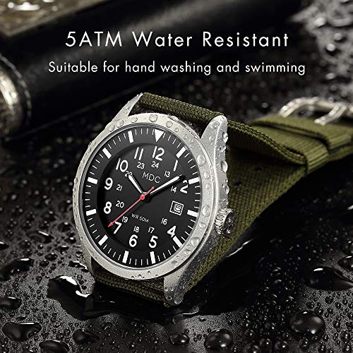 Infantry - Military Analog Wrist Watch, 5ATM Waterproof, Tactical Design, Quartz Movement