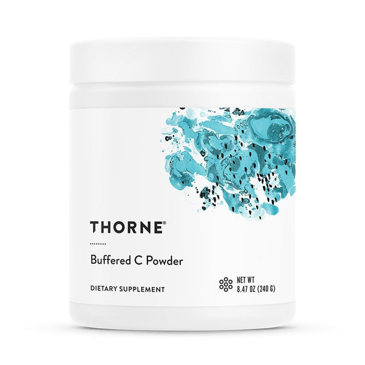 THORNE - Buffered C Powder - Vitamin C (Ascorbic Acid) with Calcium, Magnesium, and Potassium - 8.32 Oz - Medaid International