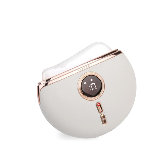 VRAIKO Aurora LED Gua Sha Device, Jade Stone Gua Sha Facial Tool with Heat and Vibration, Face Massager for Anti-Aging Wrinkles Puffiness Skin Rejuvenation and Toning (Aurora) - Medaid International