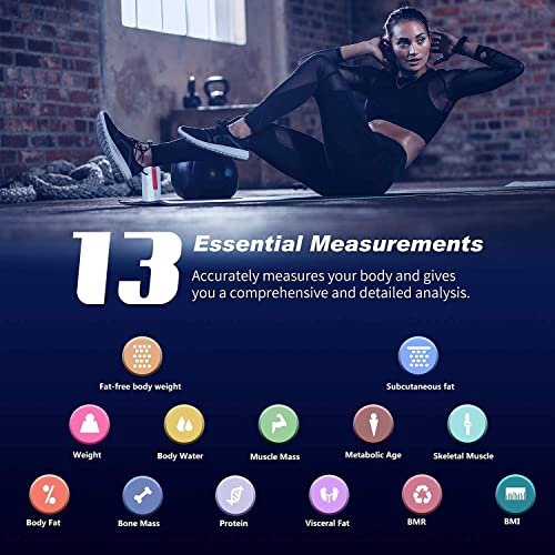 Foryond - Smart Body Fat Scale with High Precision, BMI Tracking & App Integration