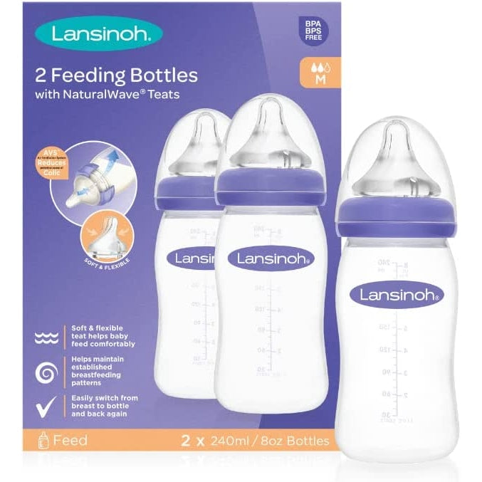 LANSINOH BOTTLE 2 X 240ML - Medaid