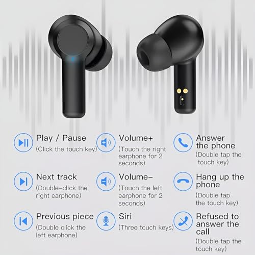Generic - TWS-W20 Bluetooth Earbuds | IPX7 Waterproof | 120H Standby Time