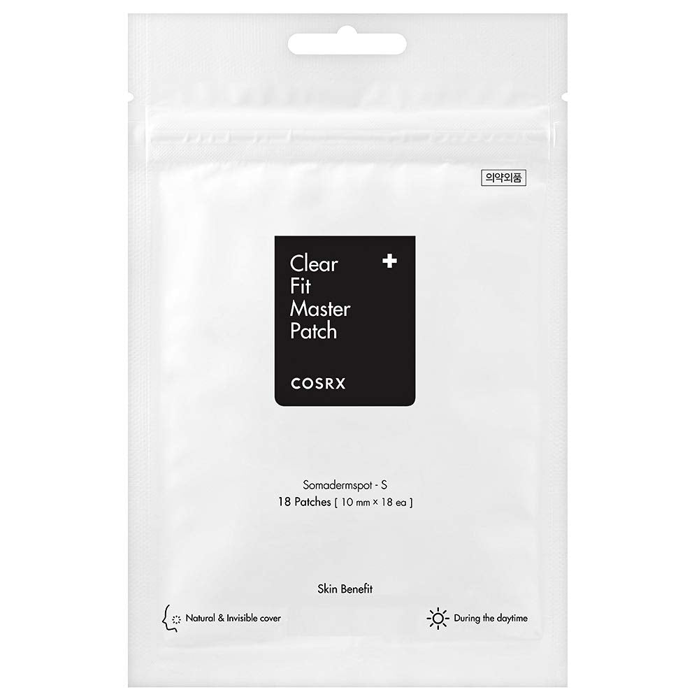 COSRX Clear Fit Master Patch 18 Patches | Healing Pimple Patches for Blemishes and Zits | Hydrocolloid Dressing | Quick & Easy Spot Treatment - Medaid International