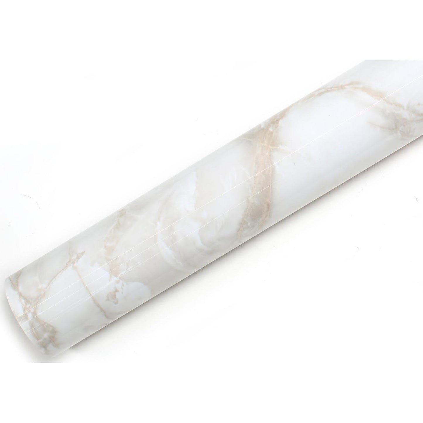 ROSEROSA Peel and Stick Glossy Faux Marble Self-Adhesive Wallpaper Door Wrap Countertop Mirror Moulding Trim PGS4130 - Medaid International