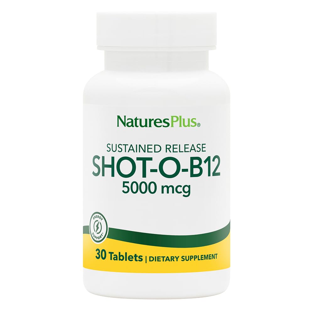 Natures Plus Shot O B12 5000mcg, 30 CT - Medaid International
