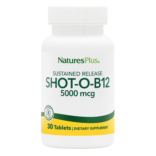 Natures Plus Shot O B12 5000mcg, 30 CT - Medaid International