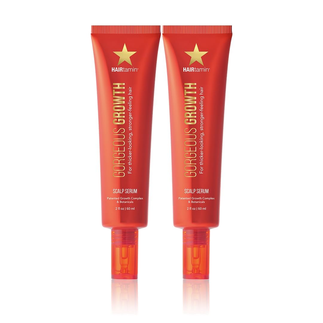 HAIRtamin Scalp Serum | Visibly Thicker, Nourished Hair and Healthy Scalp Treatment (Two Pack) - Medaid International