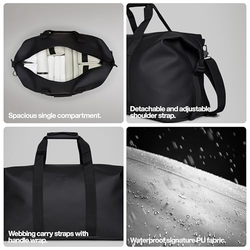Rains - Waterproof Hilo Weekend Bag with Spacious Design & Durable Material