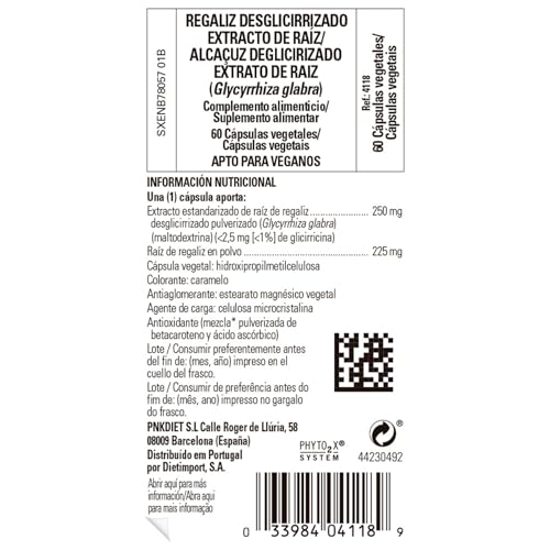 Solgar Standardized Full Potency Deglycyrrhized Licorice Root Extract Vegetable Capsules, 60 Count - Medaid International