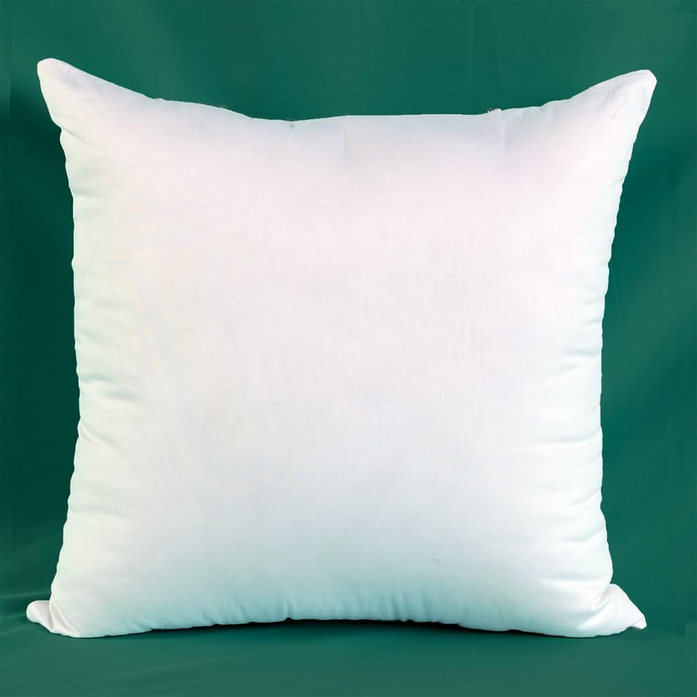 Winighting Extra Thick and Full Set of 2 Ultra Plump Cotton Fabric Throw Pillow Inserts, Filler for Decorative Cushion Cover, 18 X 18 Inches, There are Multiple Sizes to Choose from - Medaid International