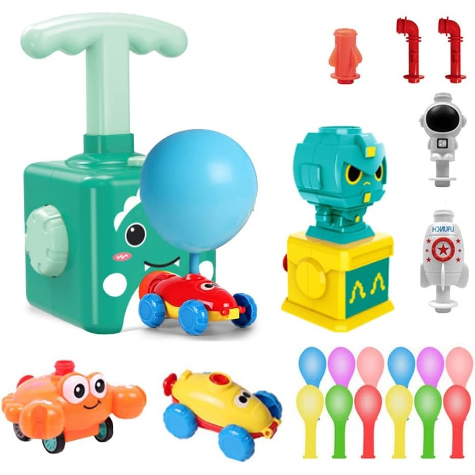 Launcher Tower Balloon Pump Car Toy Set - Medaid International