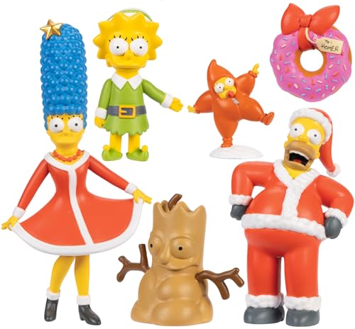 Disney The Simpsons Advent Calendar Christmas Holiday - 24 Days of Surprises with Mystery Characters and Accessories! Approximately 1.5” Inch Scale Action Figures - Medaid International