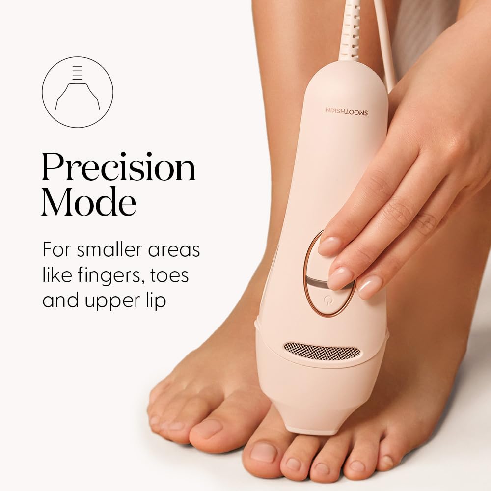Smoothskin Pure Switch IPL Laser Hair Removal with Sapphire Pro Ice Cooling in Soft Pink, The World’ First 3-in 1 IPL, for Body, Face, Bikini, Alternative to Laser, Corded - Medaid International