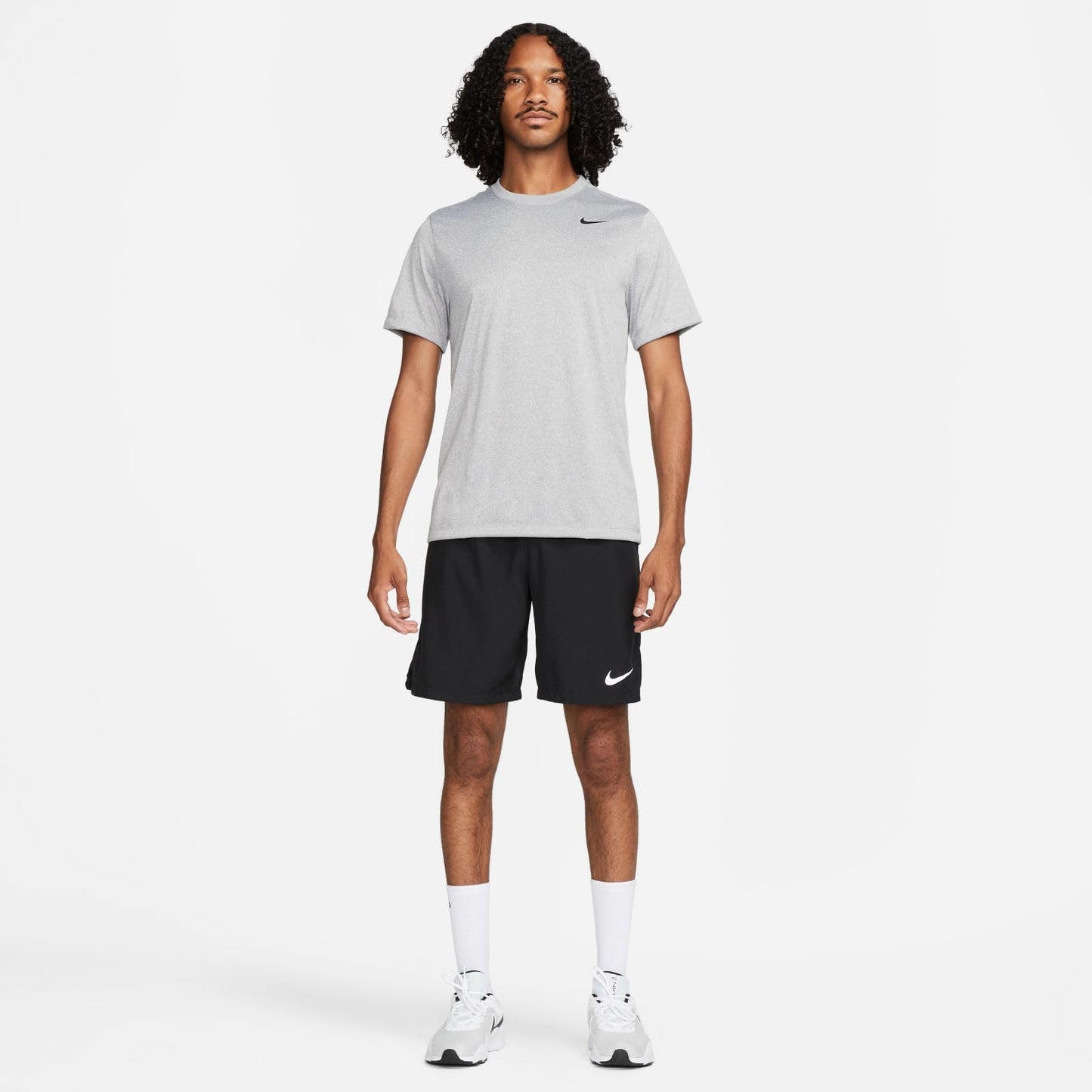 Nike Men's Dri Legend Fitness T-Shirt, Tumbled Grey/Flt Silver/Heather/Black - Medaid International