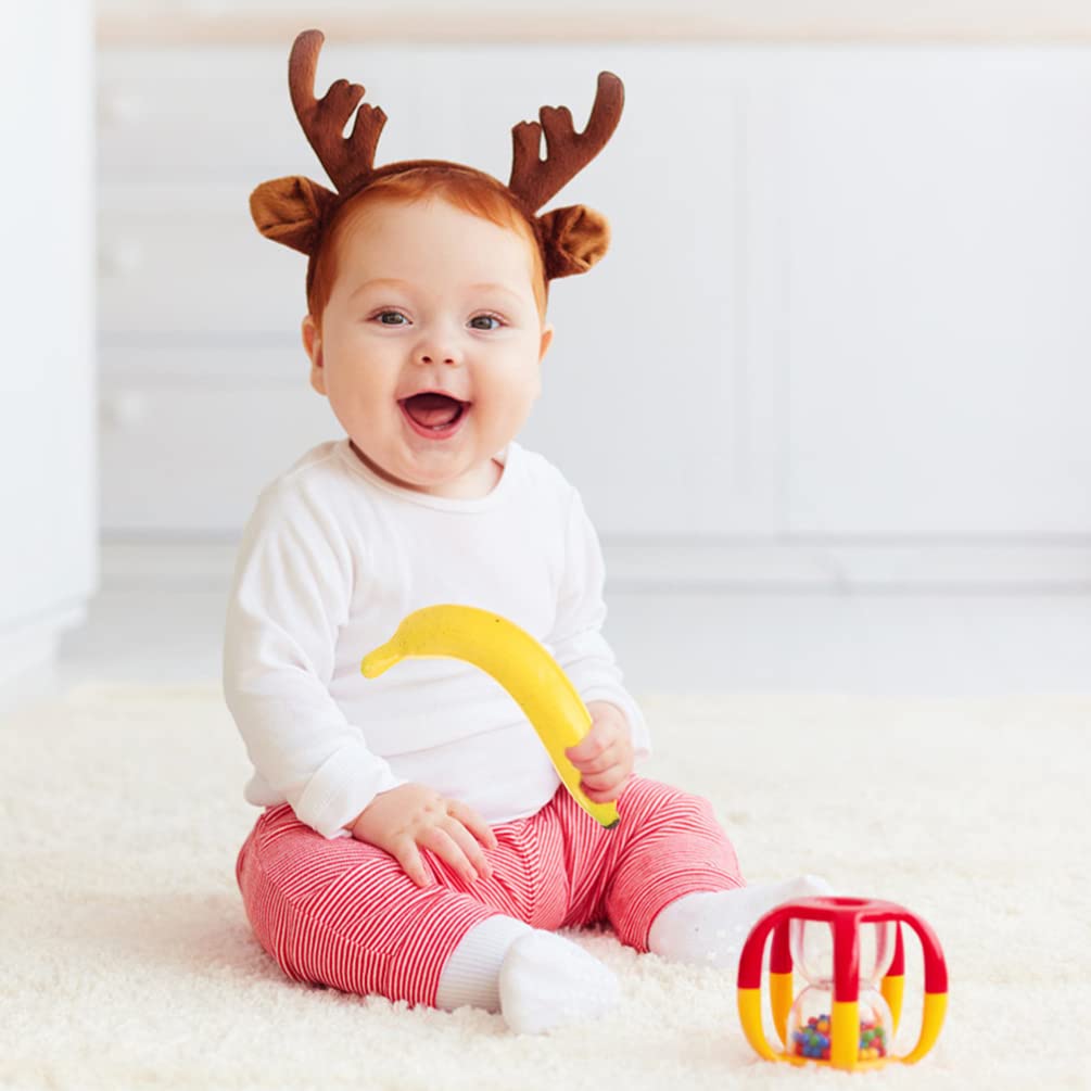 3pcs Sand Hammer Banana Strawberry Children Maracas Musical Sand Shaker Noisemaker Early Education Musical Instruments for Children or Newborn - Medaid International