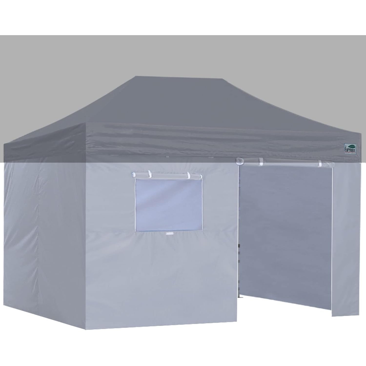 Eurmax USA Full Zippered Walls for 10 x 10 Easy Pop Up Canopy Tent,Enclosure Sidewall Kit with Roller Up Mesh Window and Door 4 Walls ONLY,NOT Including Frame and Top (White) - Medaid - Lebanon