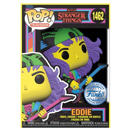 Funko Store - Exclusive Stranger Things Eddie Blacklight Figure #1462