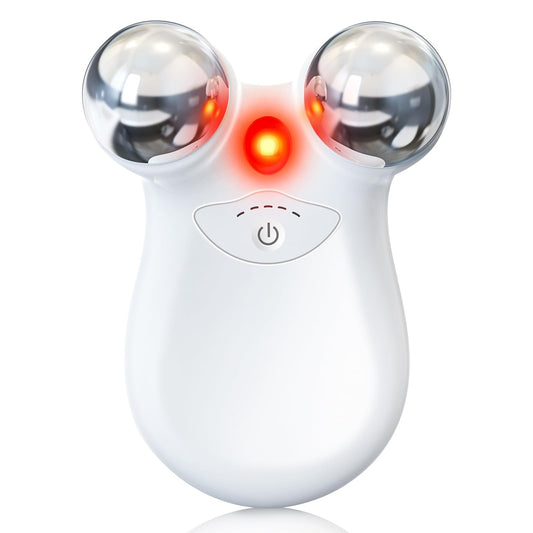 Gunfay Microcurrent Facial Device,Latest Red Light Technology,Enhances The Ability to Lift The Face and Tighten The Skin,USB Red Light Device for Face,for Facial Wrinkle Equipment, standard, White - Medaid International
