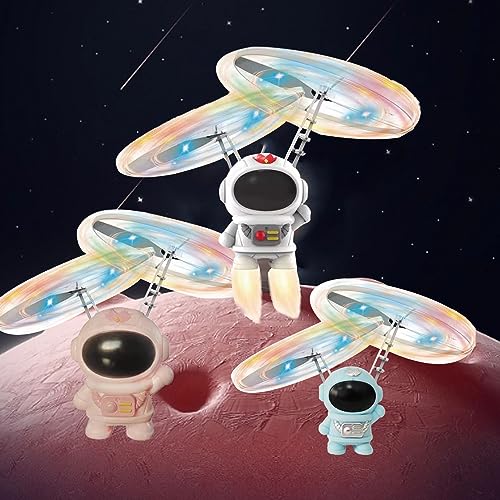 Shanrya - Flying Spaceman Kids Drone with Infrared Induction & LED Lights