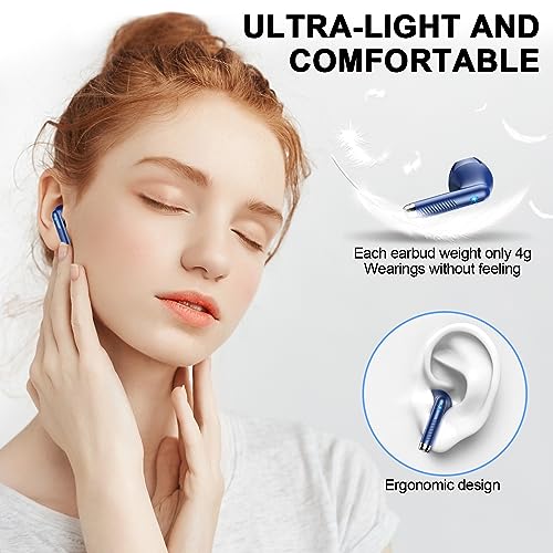 Wasart - Wireless Earbuds Bluetooth 5.3, 40H Playtime, IP7 Waterproof, Touch Control