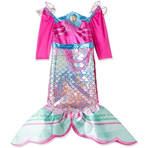 Amscan Girls Costume Barbie Rainbow Mermaid, Multi-Colour, 3-5 Yrs, 9903280 - Medaid - Lebanon