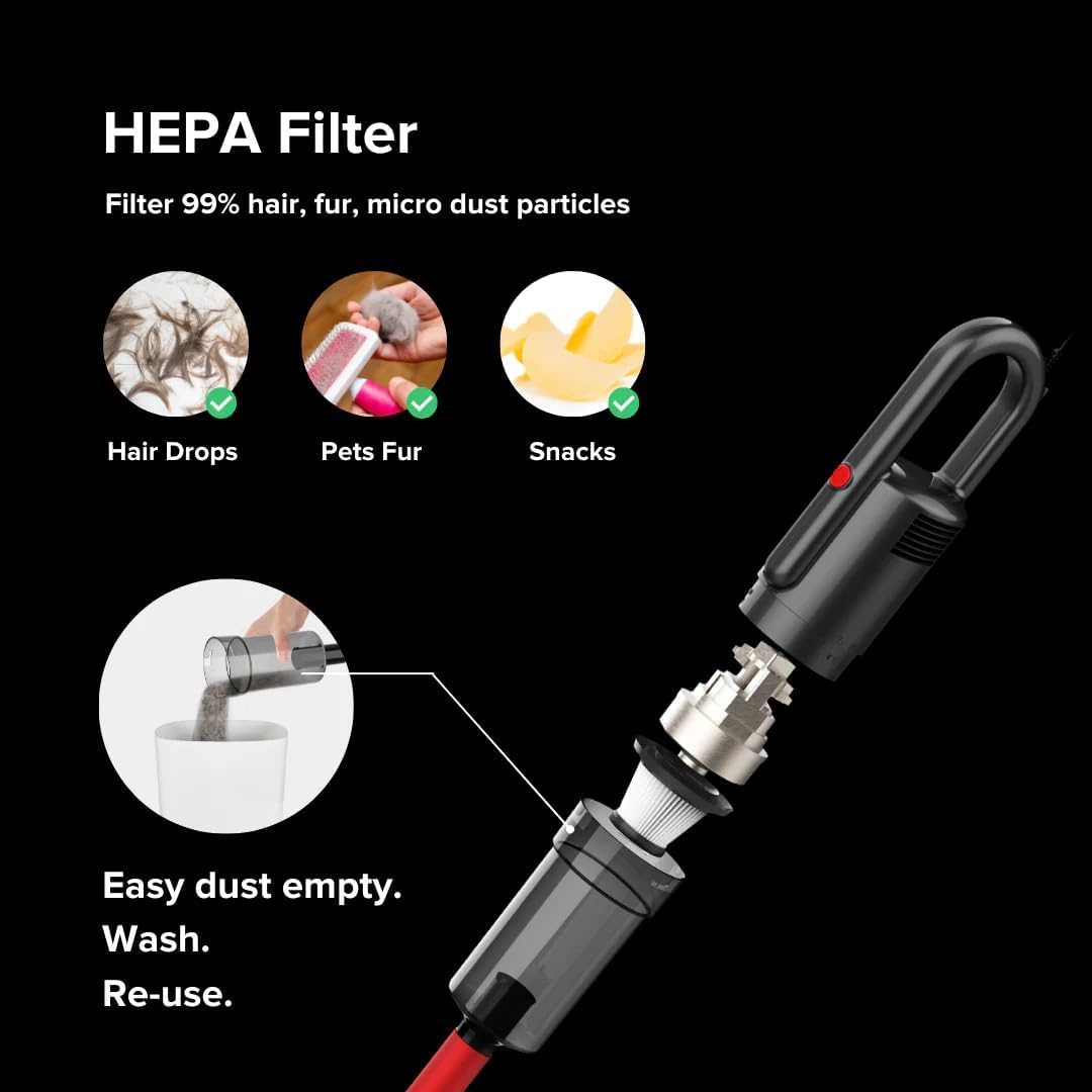 Airbot DX200 Ultra Thin Slim Wet & Dry Mop Vacuum with Water Tank Mopping Cloth Handheld Stick Vacuum Cleaner - Medaid International