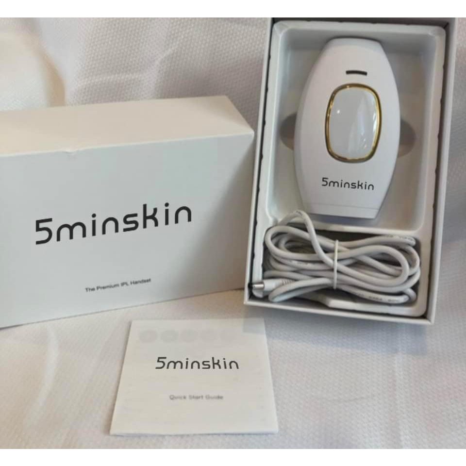 5minskin - at Home Use Permanent Hair Removal, Facial Hair Removal Device for Beautiful Skin of Upper Lips, Arm, Leg, Armpit - Medaid International