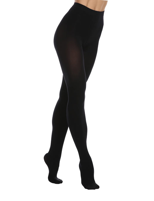 EVERSWE Women's 80 Den Soft Opaque Tights, Women's Tights (S/M, Totally Black) - Medaid International