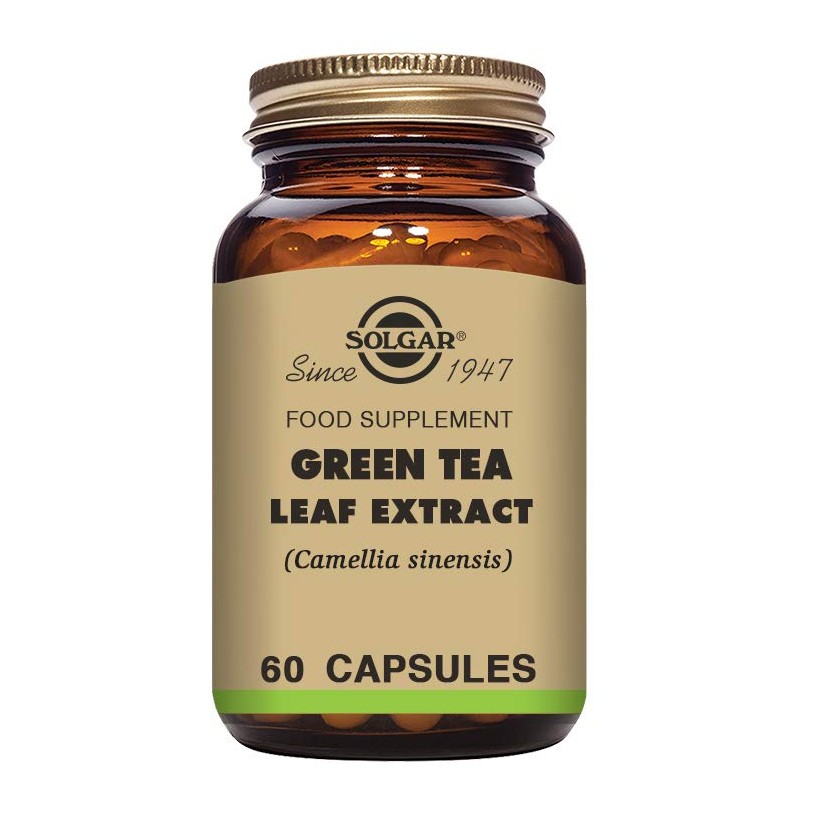 Solgar Standardized Full Potency Green Tea Leaf Extract Vegetable Capsules, 60 Count - Medaid International