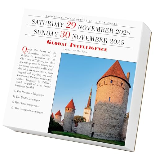 1,000 Places to See Before You Die Page-A-Day® Calendar 2025: A Year of Travel - Medaid International