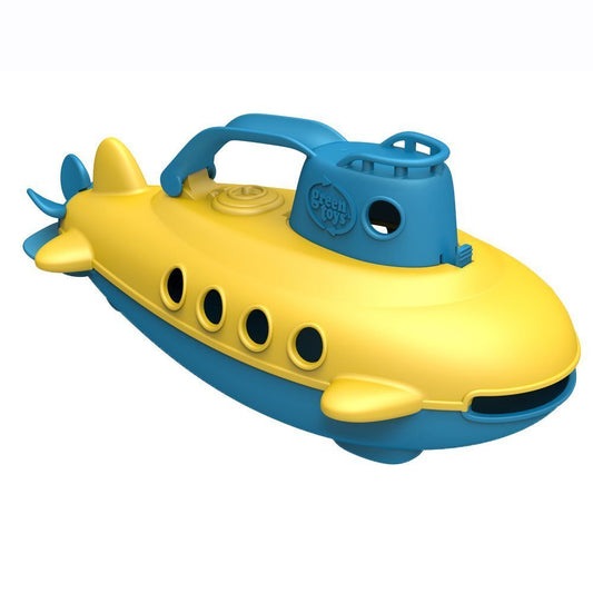 Green Toys Submarine - BPA, Phthalate Free Blue Watercraft with Spinning Rear Propeller Made from Recycled Materials. Safe Toys for Toddlers - Medaid International